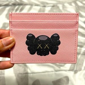 Light pink Kaws Cardholder